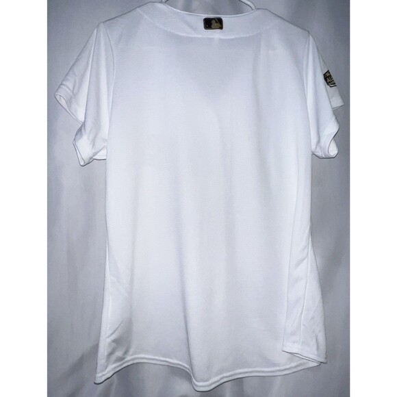 Los Angeles Dodgers 2022 All Star Game Jersey Blank White/Gold Women’s Jersey XL - Picture 6 of 7